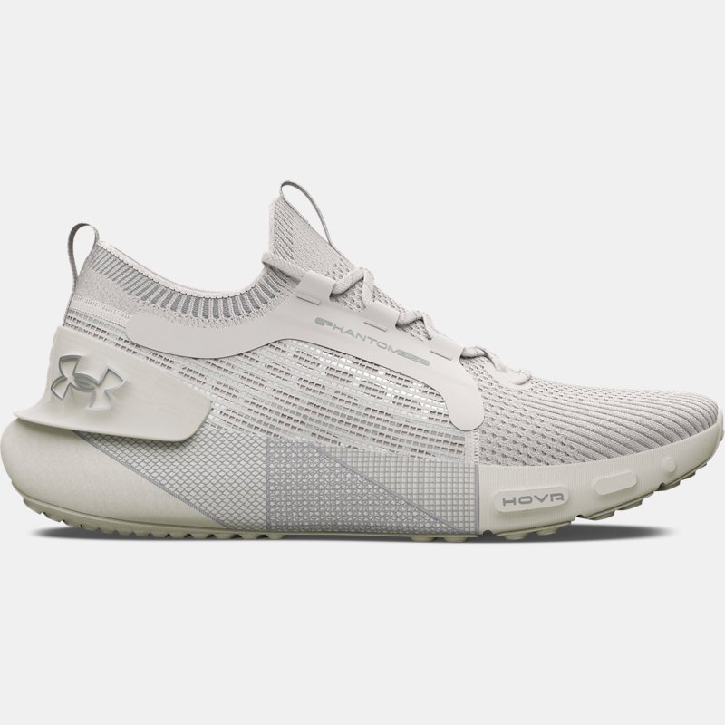 Unisex Under Armour HOVR™ Phantom 3 SE Reflect Running Shoes White Clay / White Clay / Metallic Silver 38.5